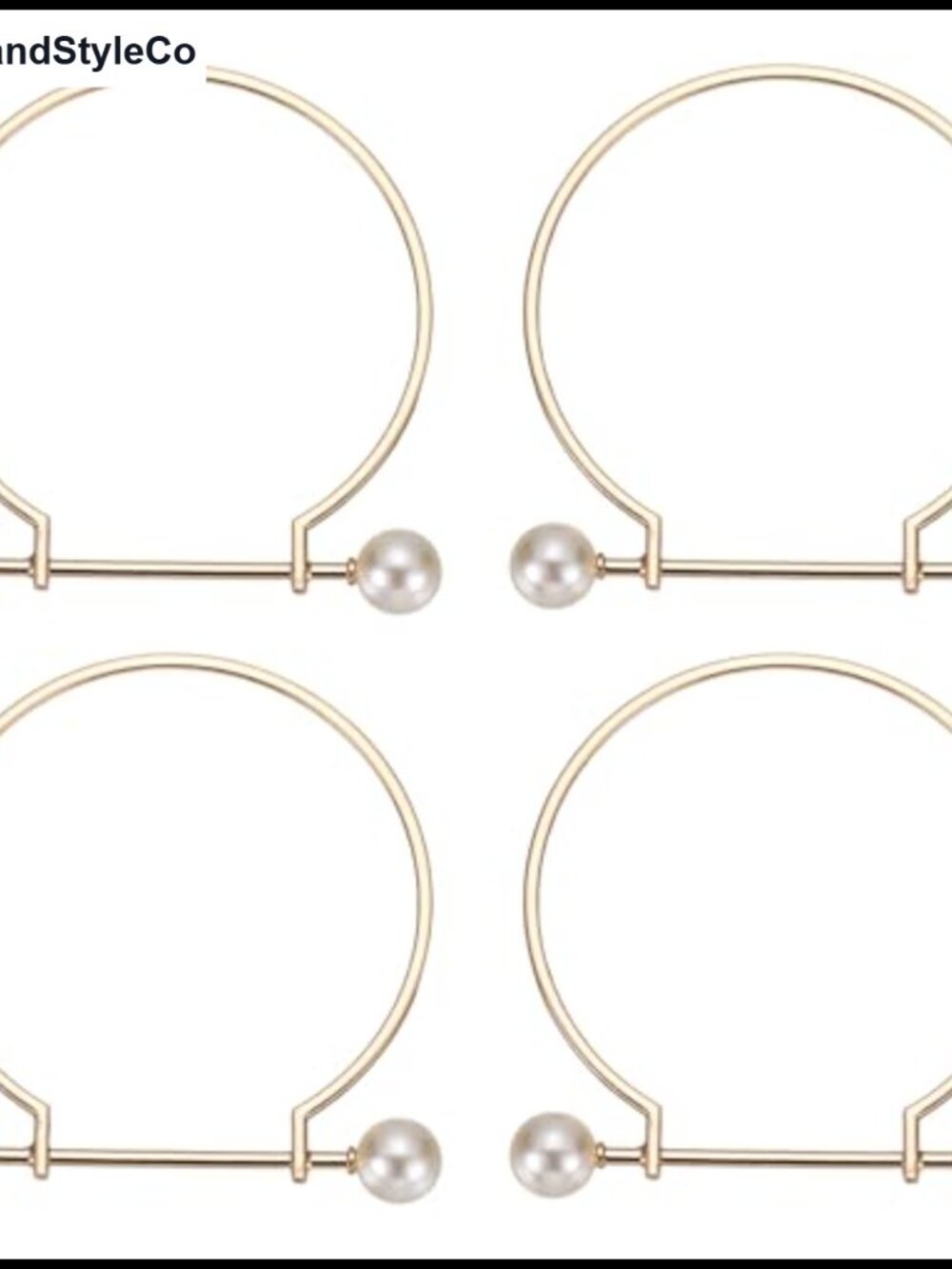 Metal Purse Handle D Ring Semicircle Bag Handles Alloy 4 Pcs